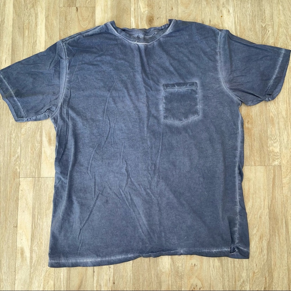 Blue pre faded t-shirt